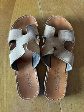 classic Greek sandals — Hermès Oran style